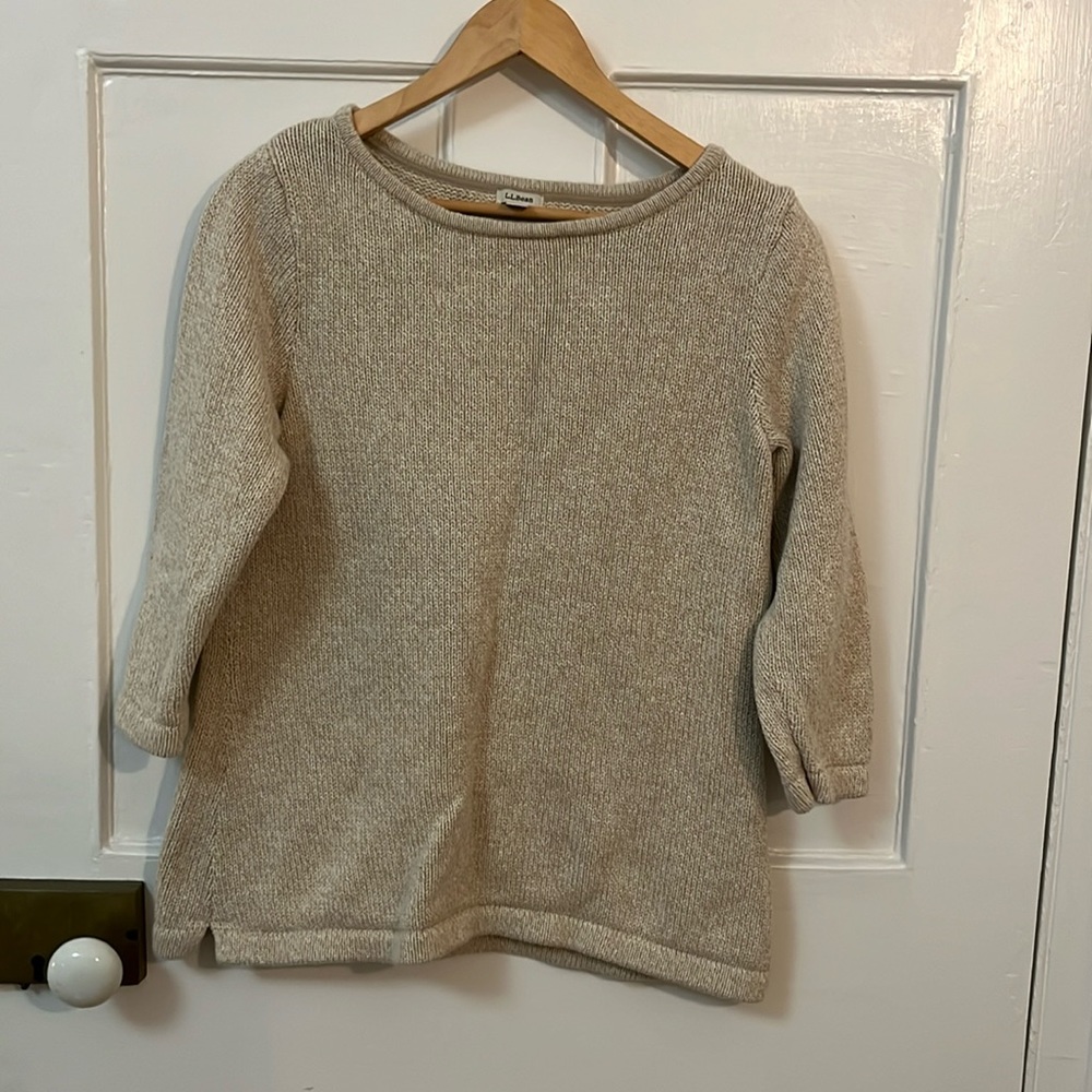 L.L. Bean Boat Neck Sweater Size XL